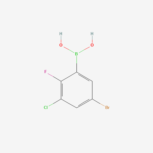 5-Bromo-3-chloro-2-fluorophenylboronic acid