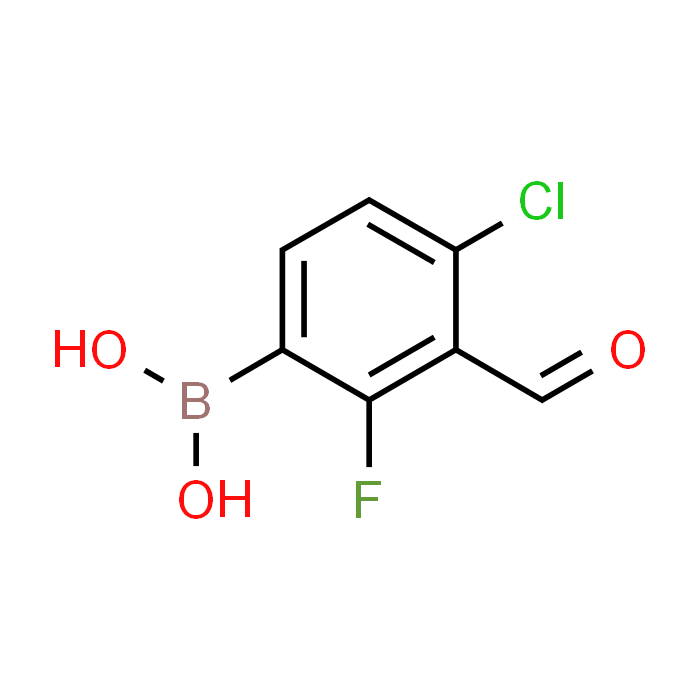 (4-Chloro-2-fluoro-3-formylphenyl)boronic acid