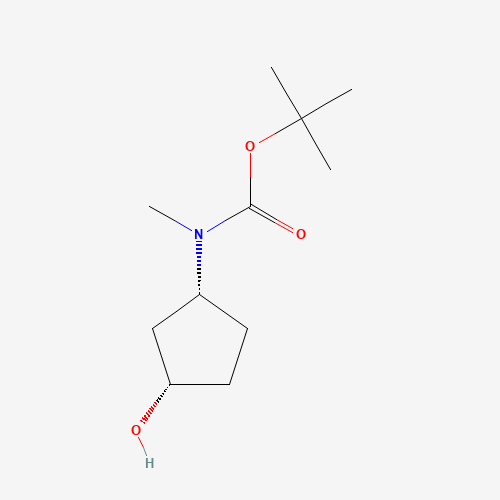 tert-Butyl (rel-(1R,3S)-3-hydroxycyclopentyl)(methyl)carbamate