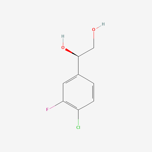 (R)-1-(4-Chloro-3-fluorophenyl)ethane-1,2-diol