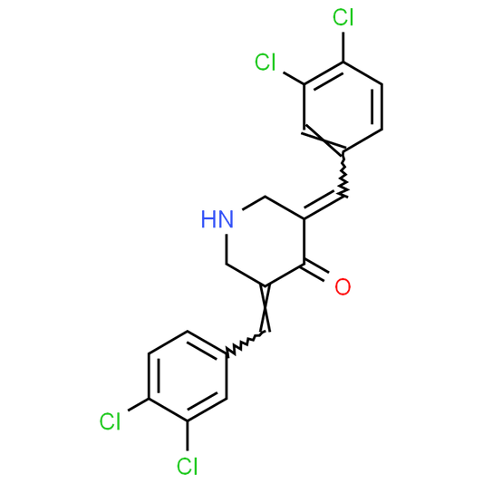 3,5-Bis(3,4-dichlorobenzylidene)piperidin-4-one