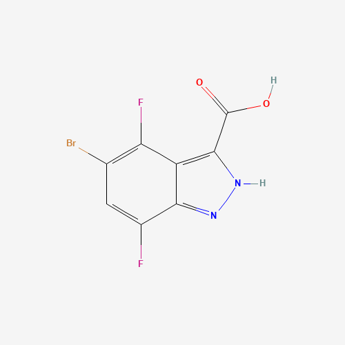 5-Bromo-4,7-difluoro-1H-indazole-3-carboxylic acid
