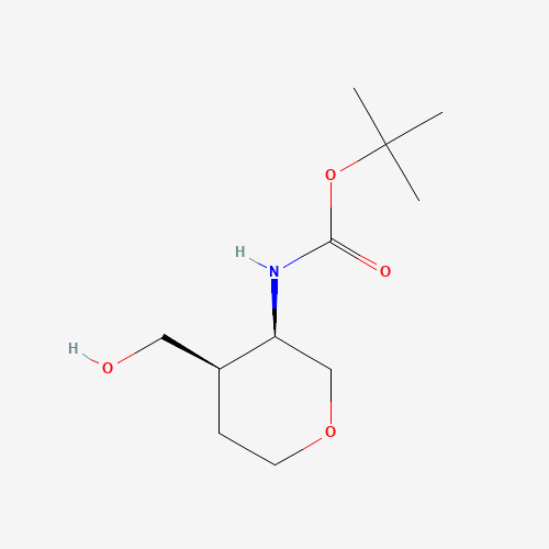 tert-Butyl ((3R,4R)-4-(hydroxymethyl)tetrahydro-2H-pyran-3-yl)carbamate