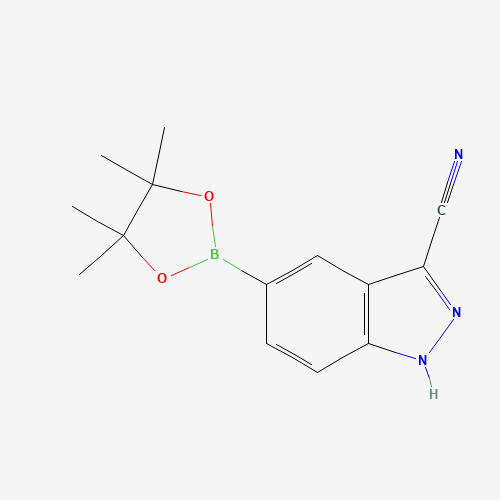 5-(4,4,5,5-Tetramethyl-1,3,2-dioxaborolan-2-yl)-1H-indazole-3-carbonitrile