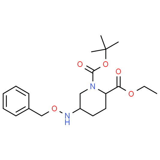 (2S,5R)-1-tert-Butyl 2-ethyl 5-((benzyloxy)amino)piperidine-1,2-dicarboxylate