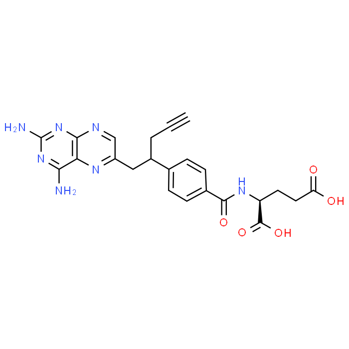 (2S)-2-(4-(1-(2,4-Diaminopteridin-6-yl)pent-4-yn-2-yl)benzamido)pentanedioic acid