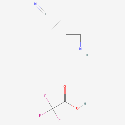 2-(Azetidin-3-yl)-2-methylpropanenitrile 2,2,2-trifluoroacetate