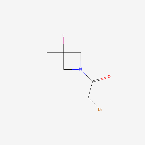 2-Bromo-1-(3-fluoro-3-methyl-azetidin-1-yl)ethanone