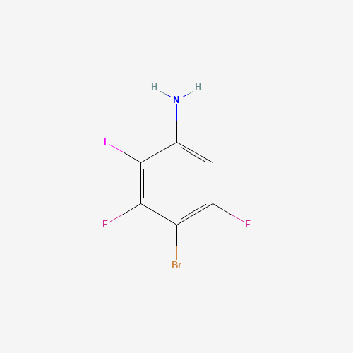 4-Bromo-3,5-difluoro-2-iodoaniline