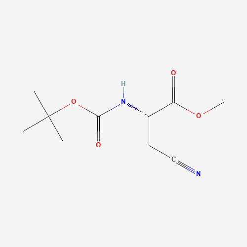 (S)-Methyl 2-((tert-butoxycarbonyl)amino)-3-cyanopropanoate
