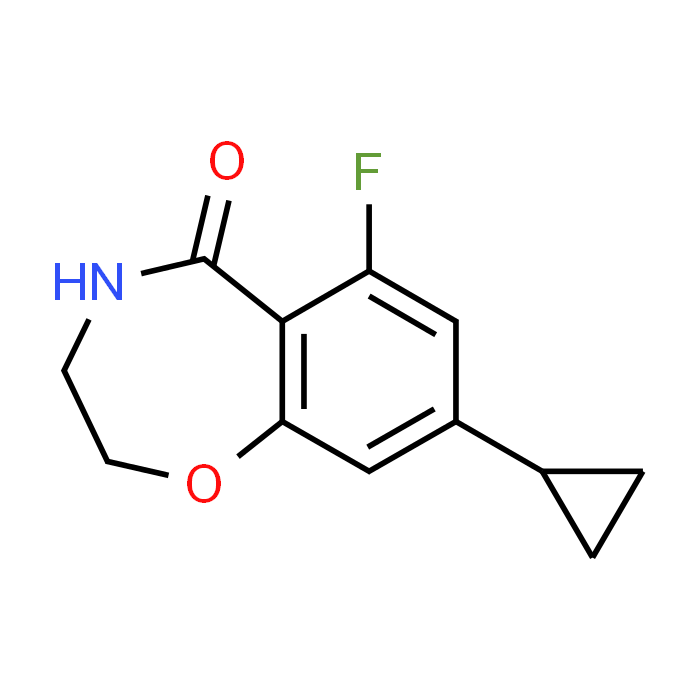 8-Cyclopropyl-6-fluoro-3,4-dihydrobenzo[f][1,4]oxazepin-5(2H)-one