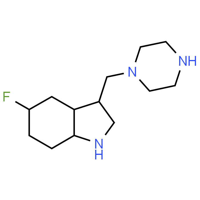 5-Fluoro-3-(piperazin-1-ylmethyl)-1H-indole - Achmem