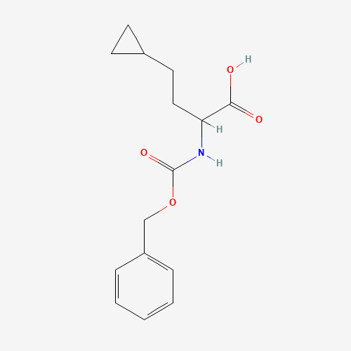 2-{[(benzyloxy)carbonyl]amino}-4-cyclopropylbutanoic acid