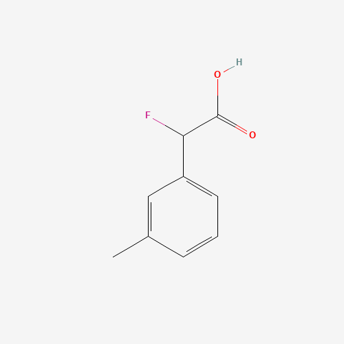 2-Fluoro-2-(3-methylphenyl)acetic acid