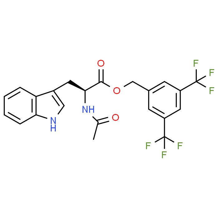 3,5-Bis(trifluoromethyl)benzyl acetyl-L-tryptophanate