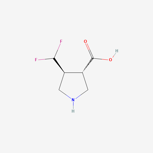 (3S,4S)-4-(Difluoromethyl)pyrrolidine-3-carboxylic acid