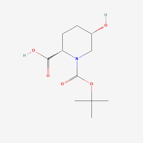 (2S,5S)-1-(tert-Butoxycarbonyl)-5-hydroxypiperidine-2-carboxylic acid