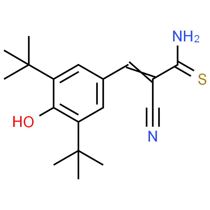 (E)-2-Cyano-3-(3,5-di-tert-butyl-4-hydroxyphenyl)prop-2-enethioamide