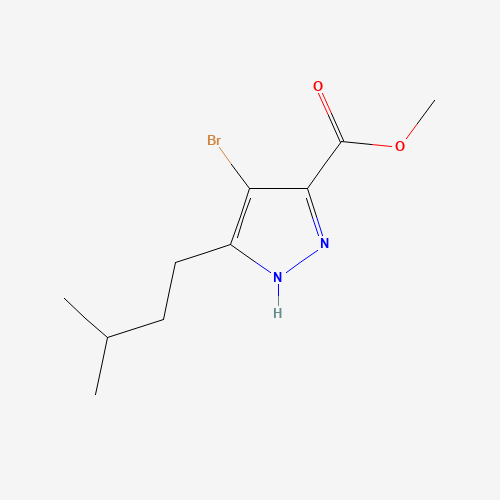 Methyl 4-bromo-5-isopentyl-1H-pyrazole-3-carboxylate