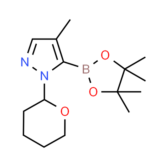 4-Methyl-1-(tetrahydro-2H-pyran-2-yl)-5-(4,4,5,5-tetramethyl-1,3,2-dioxaborolan-2-yl)-1H-pyrazole
