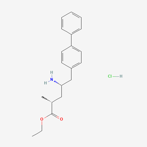 (2R,4S)-Ethyl 5-([1,1'-biphenyl]-4-yl)-4-amino-2-methylpentanoate hydrochloride