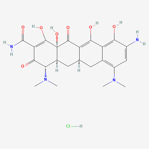 (4S,4aS,5aR,12aS)-9-Amino-4,7-bis(dimethylamino)-3,10,12,12a-tetrahydroxy-1,11-dioxo-1,4,4a,5,5a,6,11,12a-octahydrotetracene-2-carboxamide hydrochloride