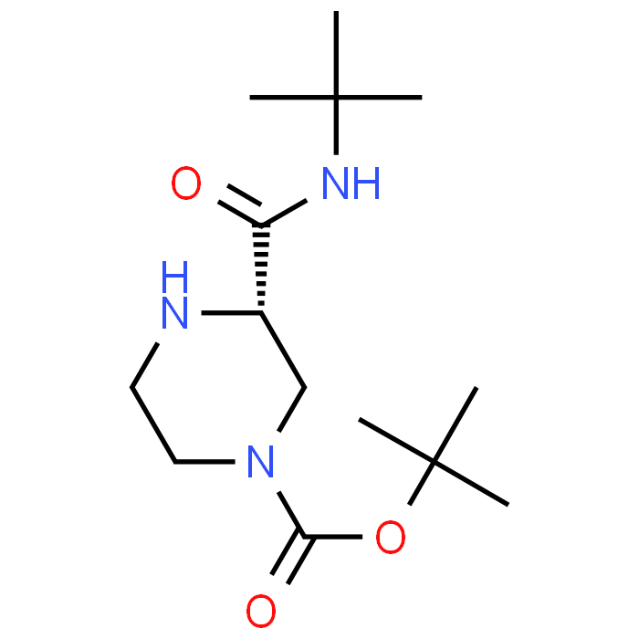 (S)-tert-Butyl 3-(tert-butylcarbamoyl)piperazine-1-carboxylate