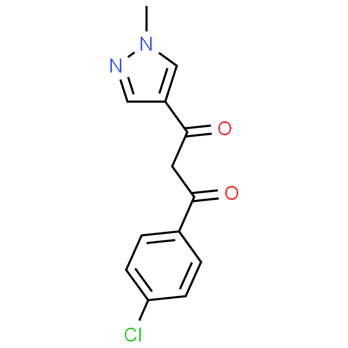 1-(4-Chlorophenyl)-3-(1-methyl-1H-pyrazol-4-yl)propane-1,3-dione