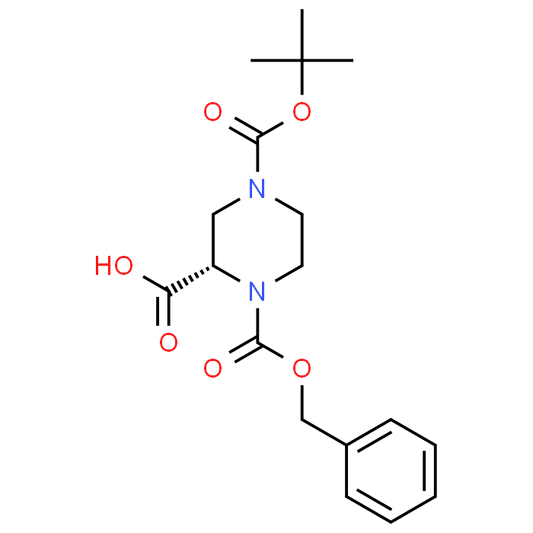 (S)-1-((Benzyloxy)carbonyl)-4-(tert-butoxycarbonyl)piperazine-2-carboxylic acid