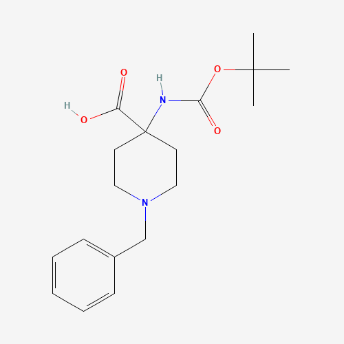 1-Benzyl-4-((tert-butoxycarbonyl)amino)piperidine-4-carboxylic acid