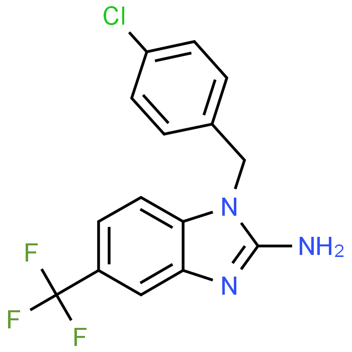 1-(4-Chlorobenzyl)-5-(trifluoromethyl)-1H-benzo[d]imidazol-2-amine