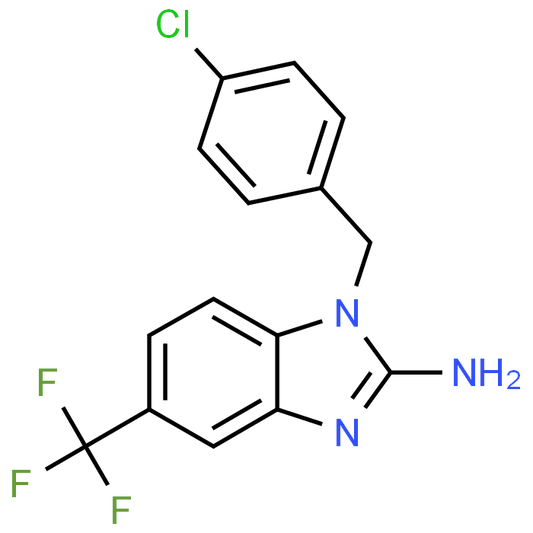 1-(4-Chlorobenzyl)-5-(trifluoromethyl)-1H-benzo[d]imidazol-2-amine