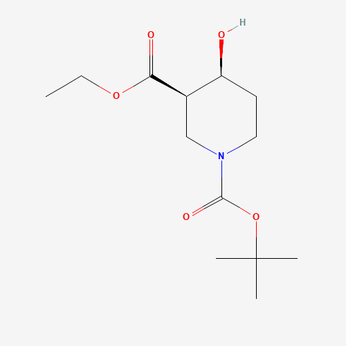 1-(tert-Butyl) 3-ethyl (3R,4S)-4-hydroxypiperidine-1,3-dicarboxylate