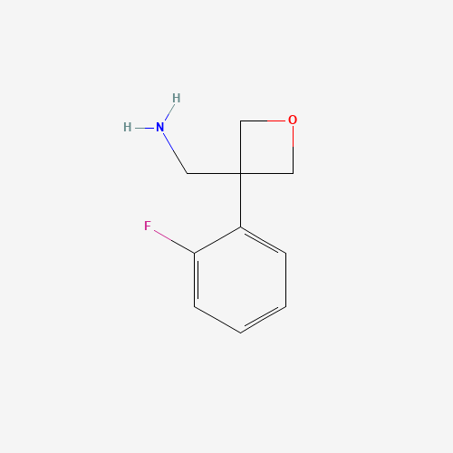 (3-(2-Fluorophenyl)oxetan-3-yl)methanamine