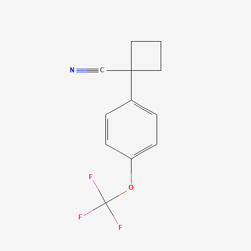 1-(4-(Trifluoromethoxy)phenyl)cyclobutane-1-carbonitrile