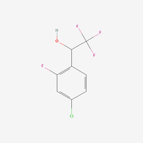 1-(4-Chloro-2-fluorophenyl)-2,2,2-trifluoroethan-1-ol