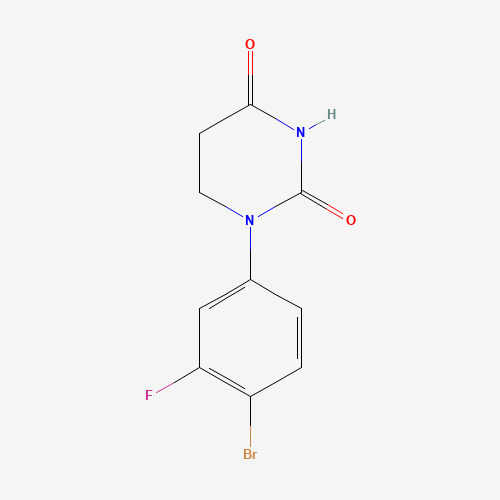 1-(4-Bromo-3-fluorophenyl)dihydropyrimidine-2,4(1H,3H)-dione