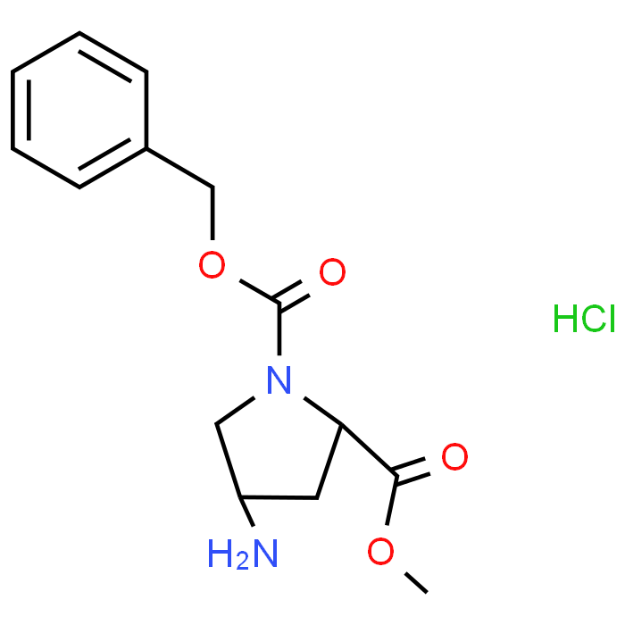(2S,4S)-1-Benzyl 2-methyl 4-aminopyrrolidine-1,2-dicarboxylate hydrochloride