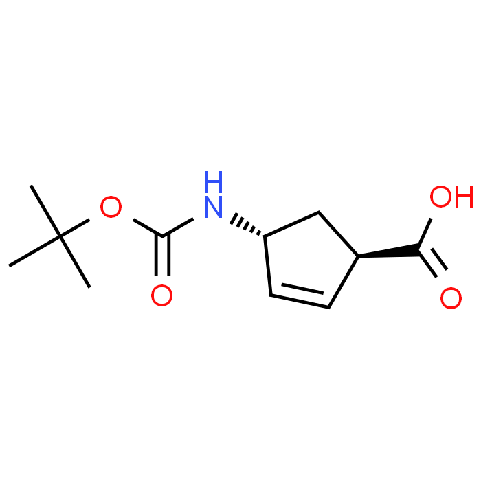 (1S,4R)-4-((tert-Butoxycarbonyl)amino)cyclopent-2-enecarboxylic acid
