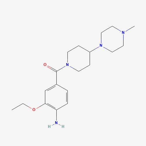 (4-Amino-3-ethoxyphenyl)(4-(4-methylpiperazin-1-yl)piperidin-1-yl)methanone
