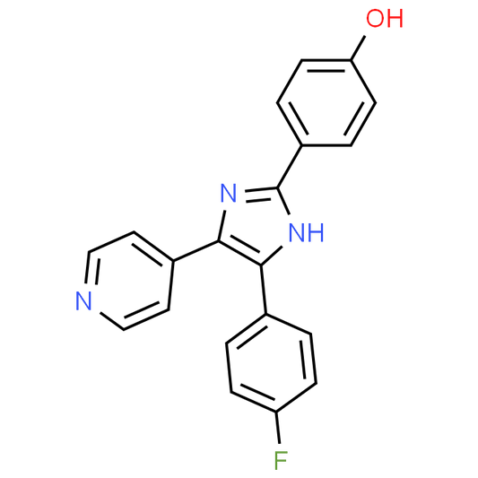 4-(4-(4-Fluorophenyl)-5-(pyridin-4-yl)-1H-imidazol-2-yl)phenol