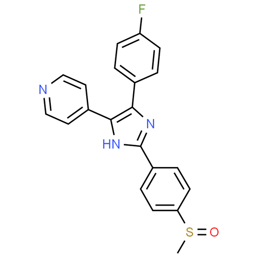 4-(5-(4-Fluorophenyl)-2-(4-(methylsulfinyl)phenyl)-1H-imidazol-4-yl)pyridine