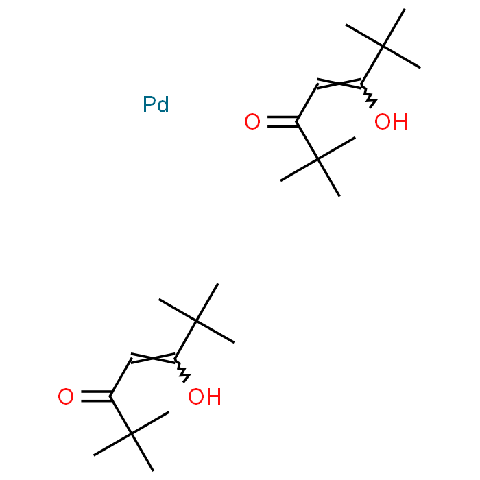 Bis(2,2',6,6'-tetramethylheptanedionato) palladium(II)