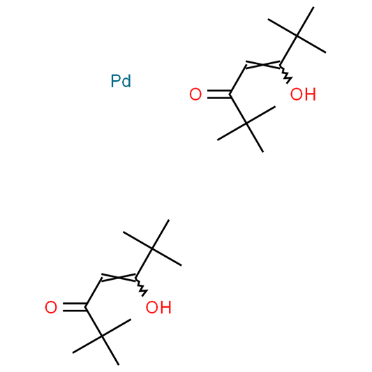 Bis(2,2',6,6'-tetramethylheptanedionato) palladium(II)