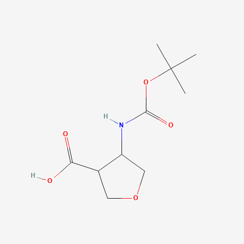 4-{[(tert-butoxy)carbonyl]amino}oxolane-3-carboxylic acid