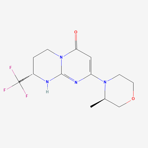 (S)-8-((R)-3-Methylmorpholino)-2-(trifluoromethyl)-3,4-dihydro-1H-pyrimido[1,2-a]pyrimidin-6(2H)-one