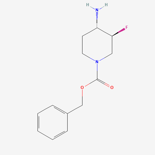 (3S,4S)-Benzyl 4-amino-3-fluoropiperidine-1-carboxylate - Achmem