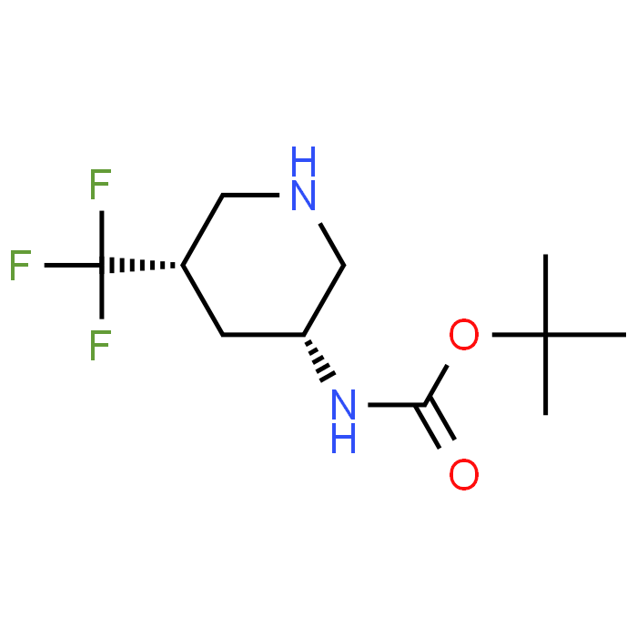 tert-Butyl ((3R,5S)-5-(trifluoromethyl)piperidin-3-yl)carbamate