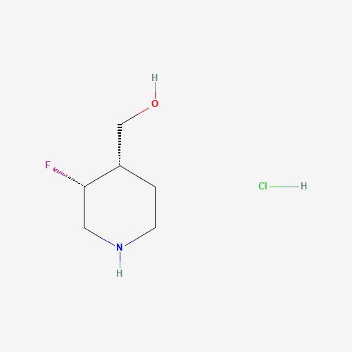 ((3R,4S)-3-Fluoropiperidin-4-yl)methanol hydrochloride