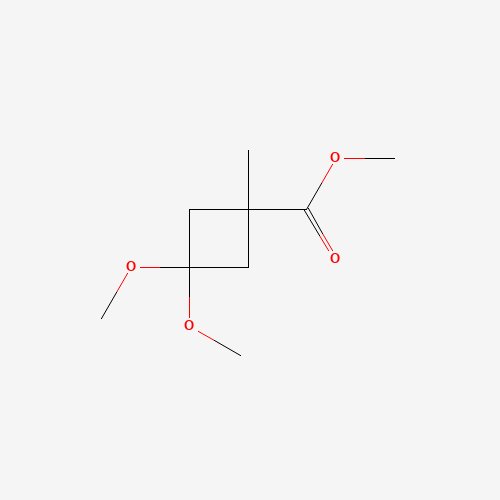 Methyl 3,3-dimethoxy-1-methylcyclobutanecarboxylate